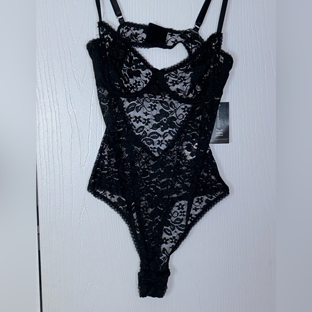NWT I.N.C lace bodysuit